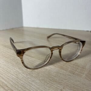 Warby Parker Percey N 207 Chestnut Crystal Panto Eyeglasses Frames 47-18-140